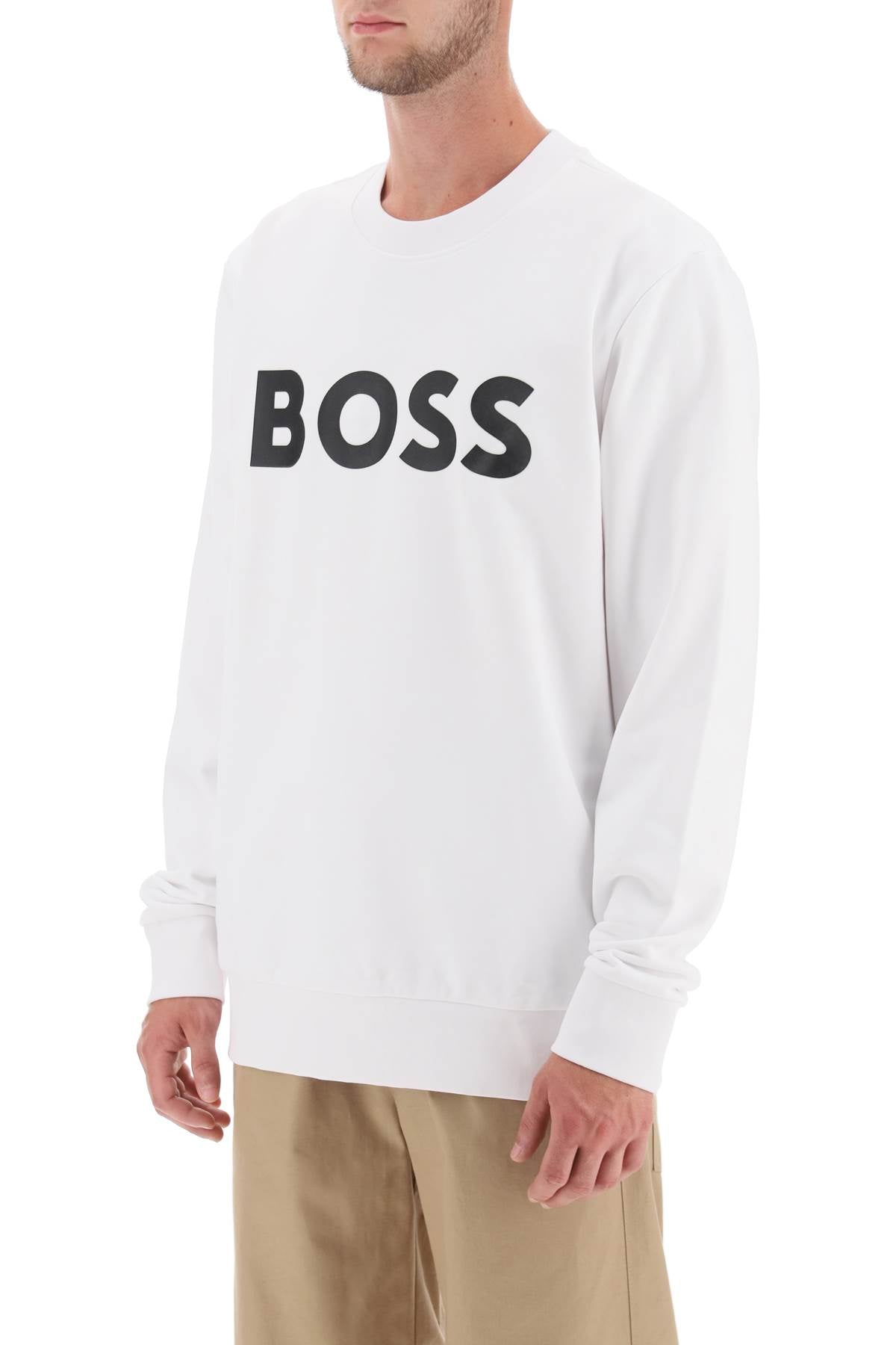 Boss Boss logo print sweatshirt