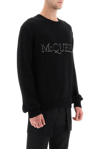 Alexander Mcqueen Alexander mcqueen sweater with logo embroidery