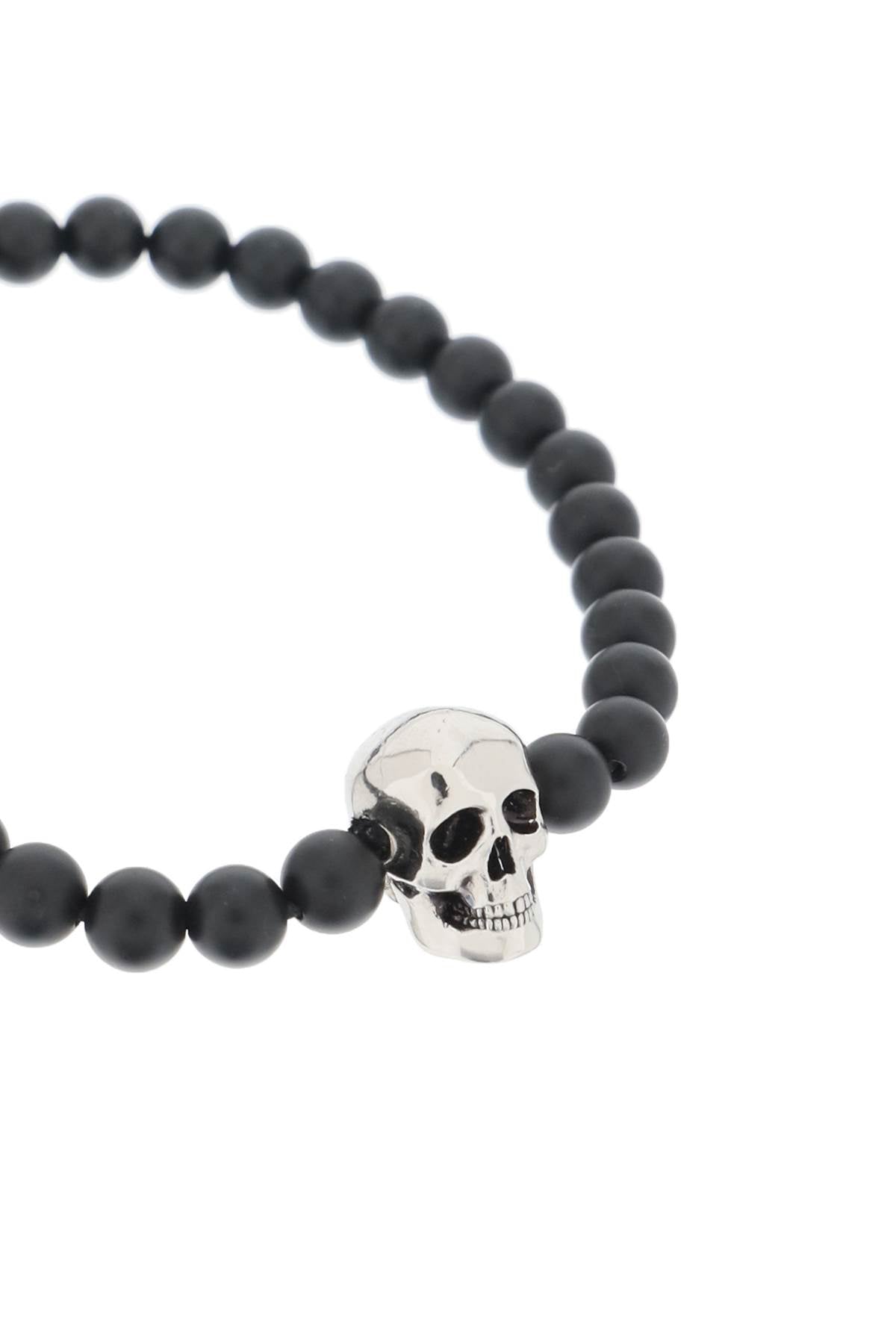 Alexander Mcqueen Alexander mcqueen skull bracelet with pearls