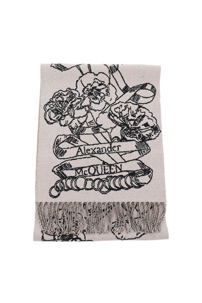 Alexander Mcqueen Alexander mcqueen wool reversibile scarf