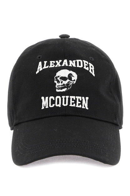 Alexander Mcqueen Alexander mcqueen embroidered logo baseball cap