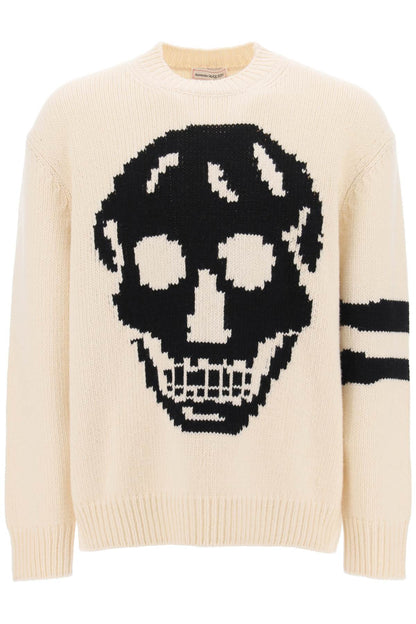 Alexander Mcqueen Alexander mcqueen wool cashmere skull sweater