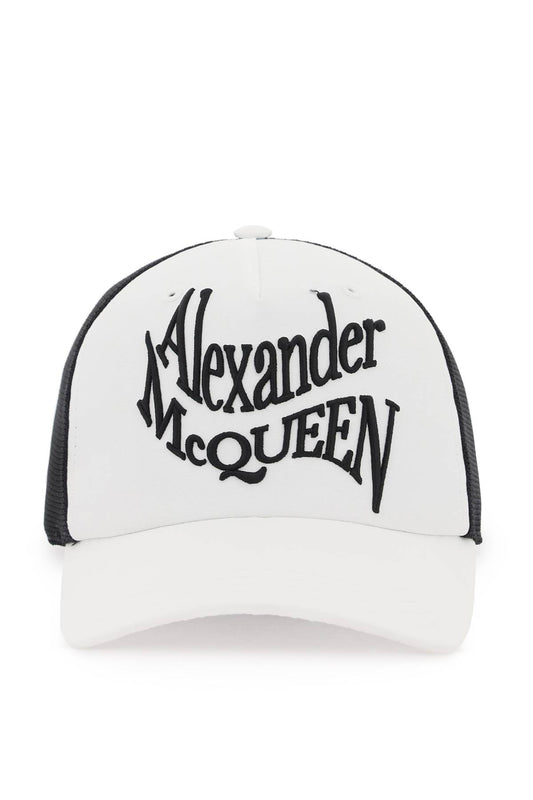 Alexander Mcqueen Alexander mcqueen cappello baseball con logo ricamato