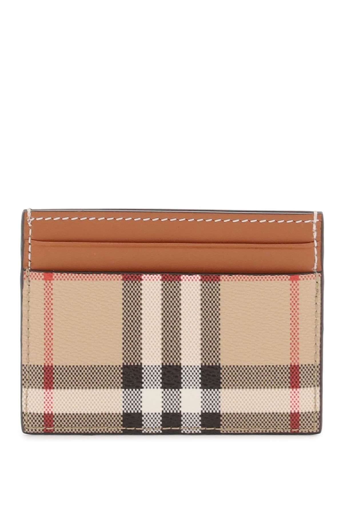 Burberry Burberry card holder with tartan pattern