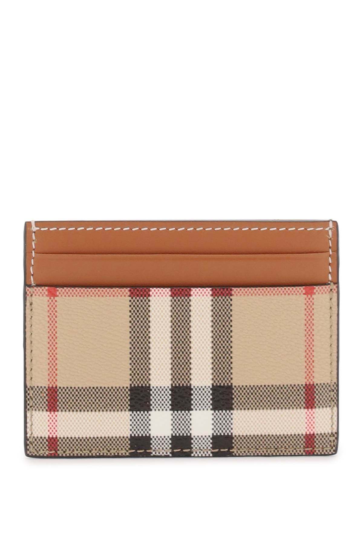 Burberry Burberry card holder with tartan pattern