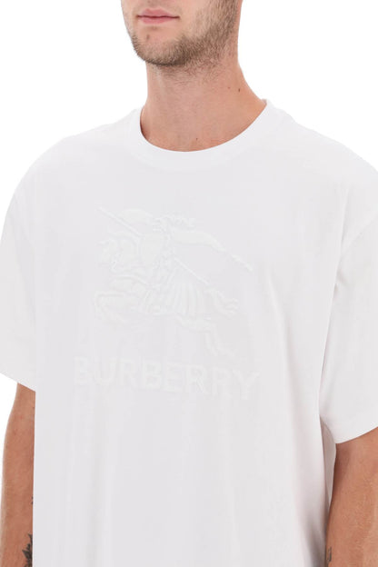 Burberry Burberry ekd embroidery 'raynerton' oversized t-shirt