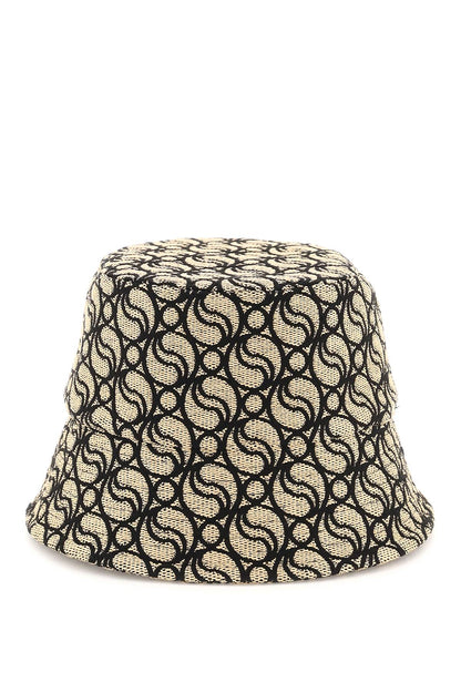 Stella McCartney Stella mccartney s-wave woven straw bucket hat