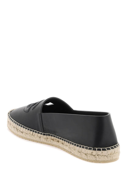 Dolce & Gabbana Dolce & gabbana leather espadrilles with dg logo and