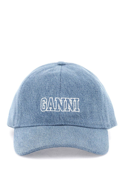 Ganni Ganni baseball cap with logo embroidery