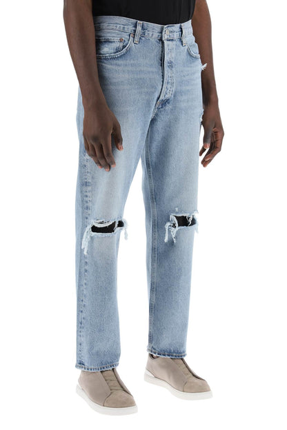 Agolde Agolde 90's destroyed jeans with distressed details