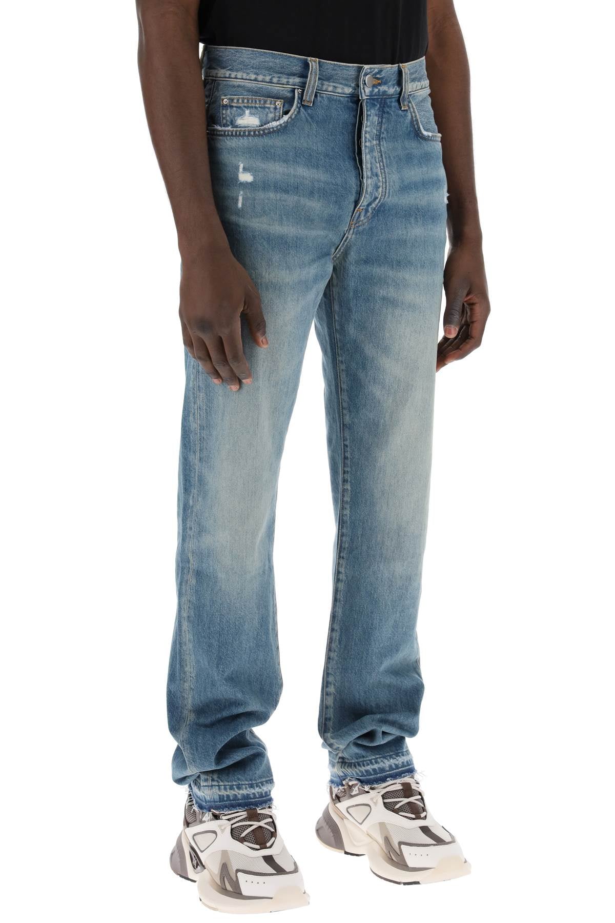 Amiri Amiri "five-pocket distressed effect jeans"