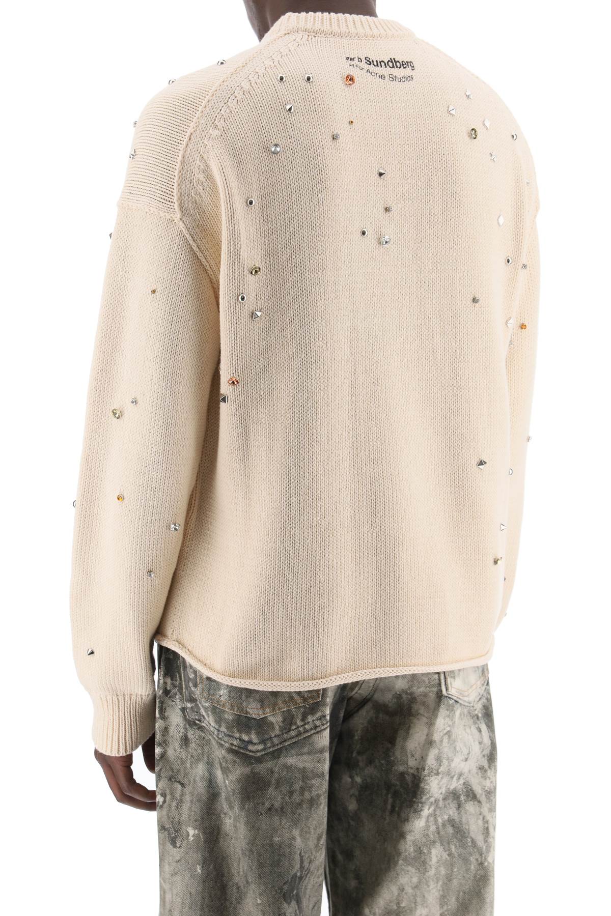 Acne Studios Acne studios "studded pullover with animation