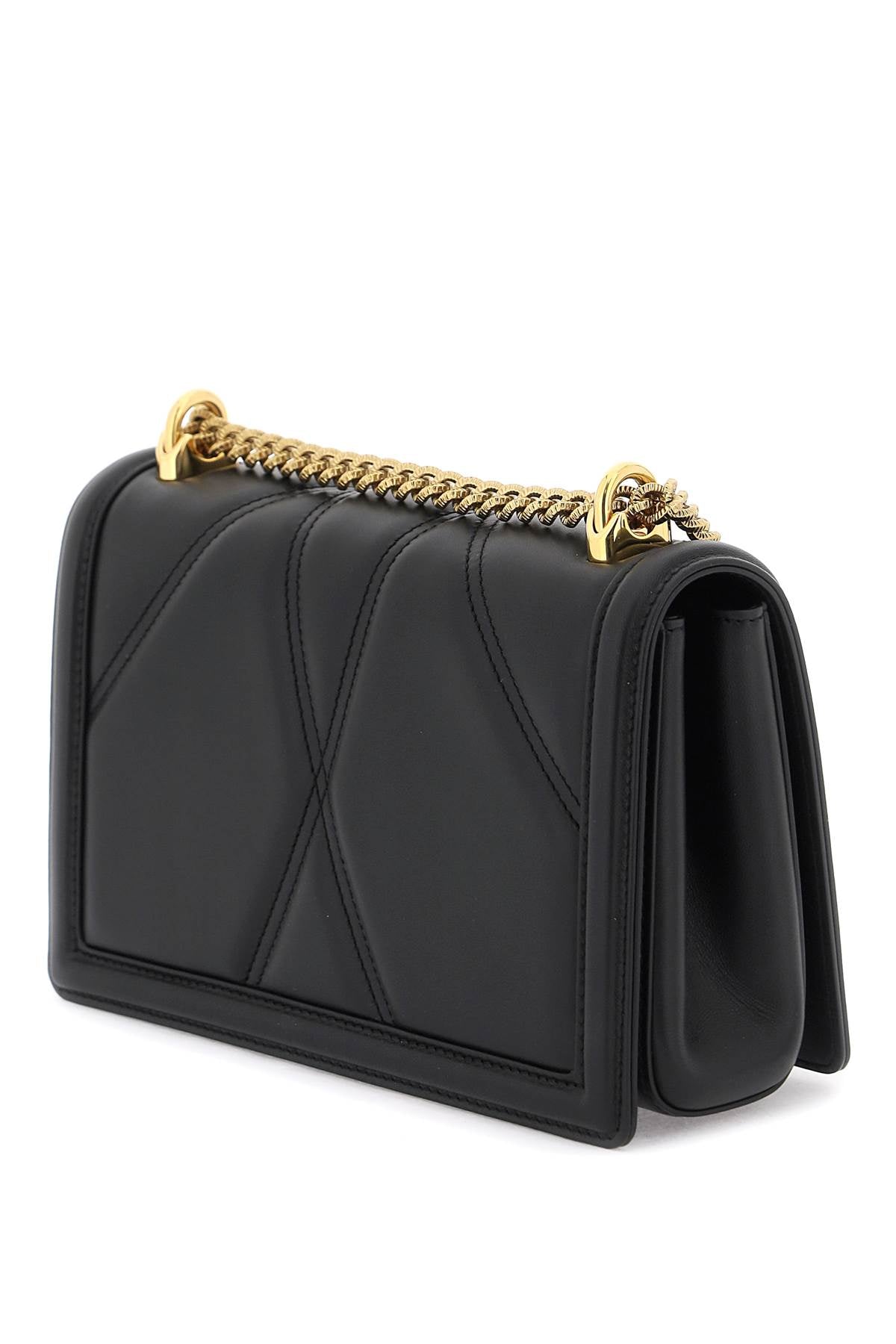 Dolce & Gabbana Dolce & gabbana medium devotion bag in quilted nappa leather