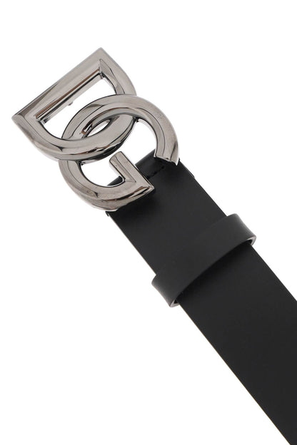 Dolce & Gabbana Dolce & gabbana lux leather belt with crossed dg logo