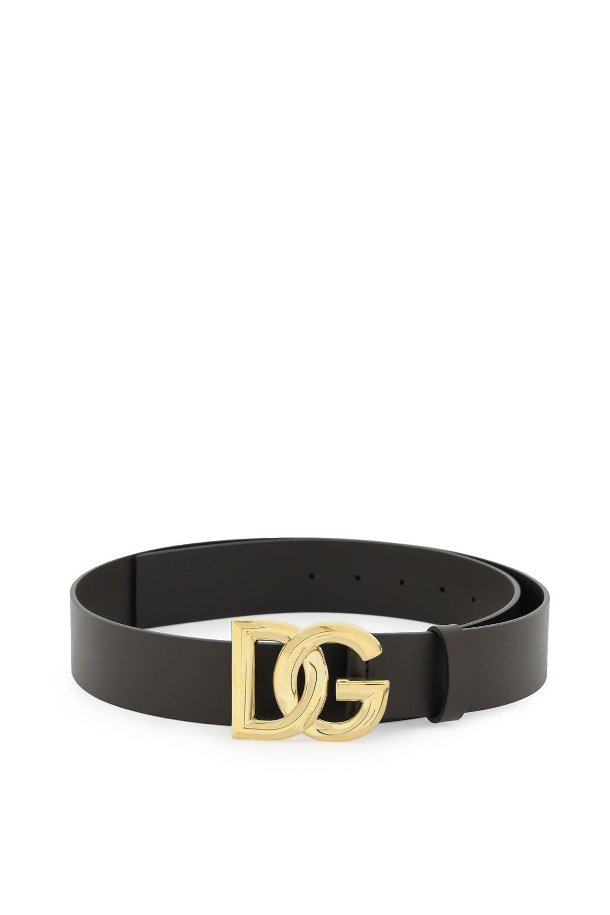 Dolce & Gabbana Dolce & gabbana lux leather belt with dg buckle