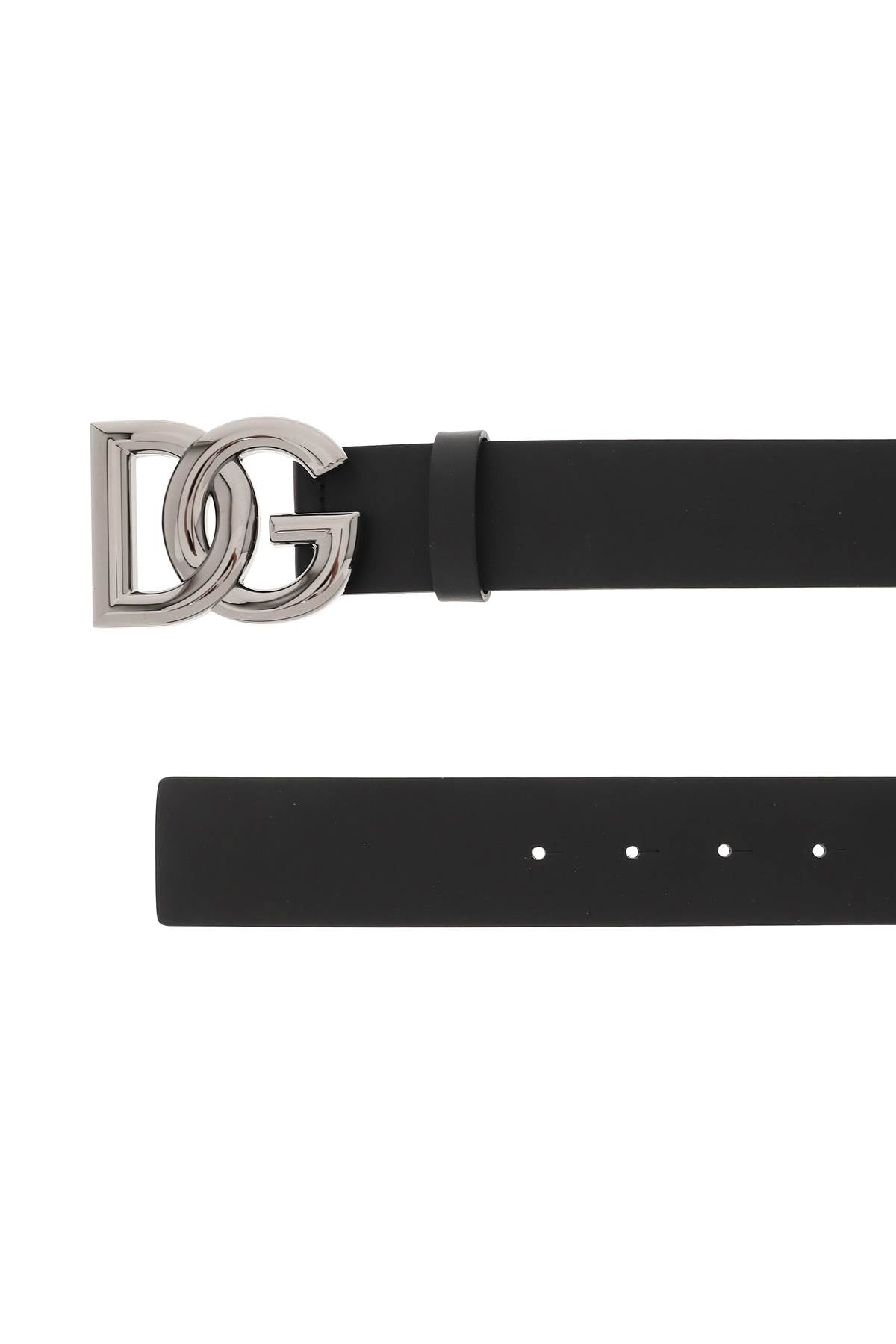 Dolce & Gabbana Dolce & gabbana lux leather belt with dg buckle
