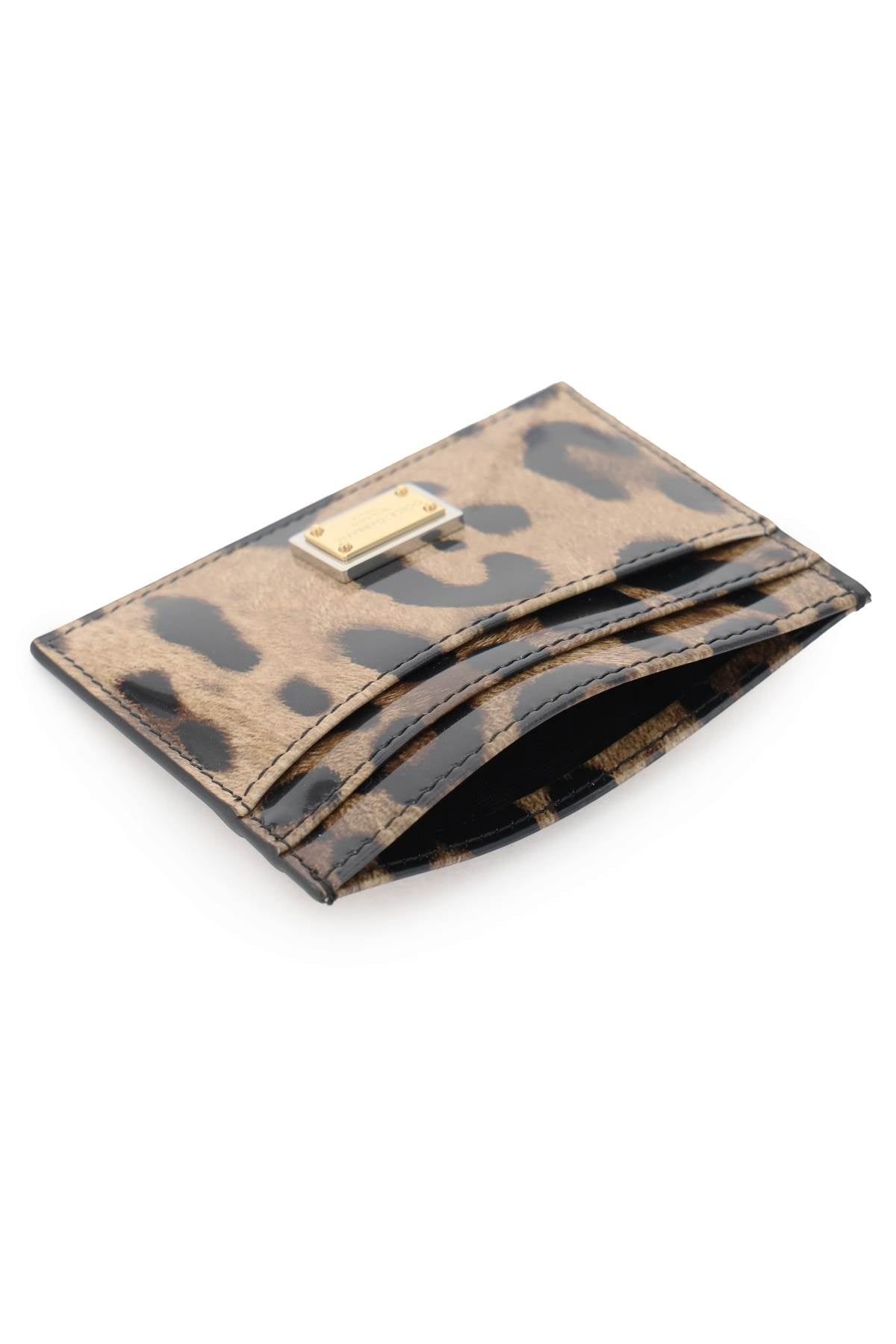 Dolce & Gabbana Dolce & gabbana leopard print leather cardholder