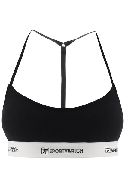 Sporty & Rich Sporty rich sports bra with logo band