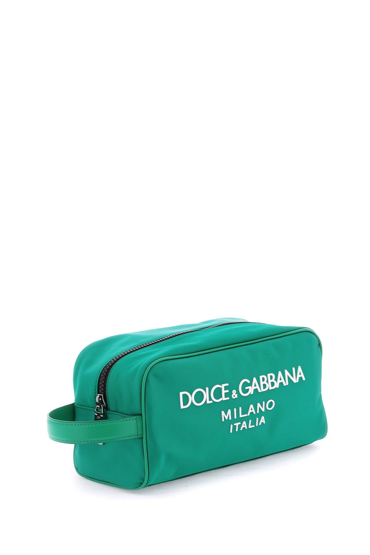 Dolce & Gabbana Dolce & gabbana rubberized logo beauty case