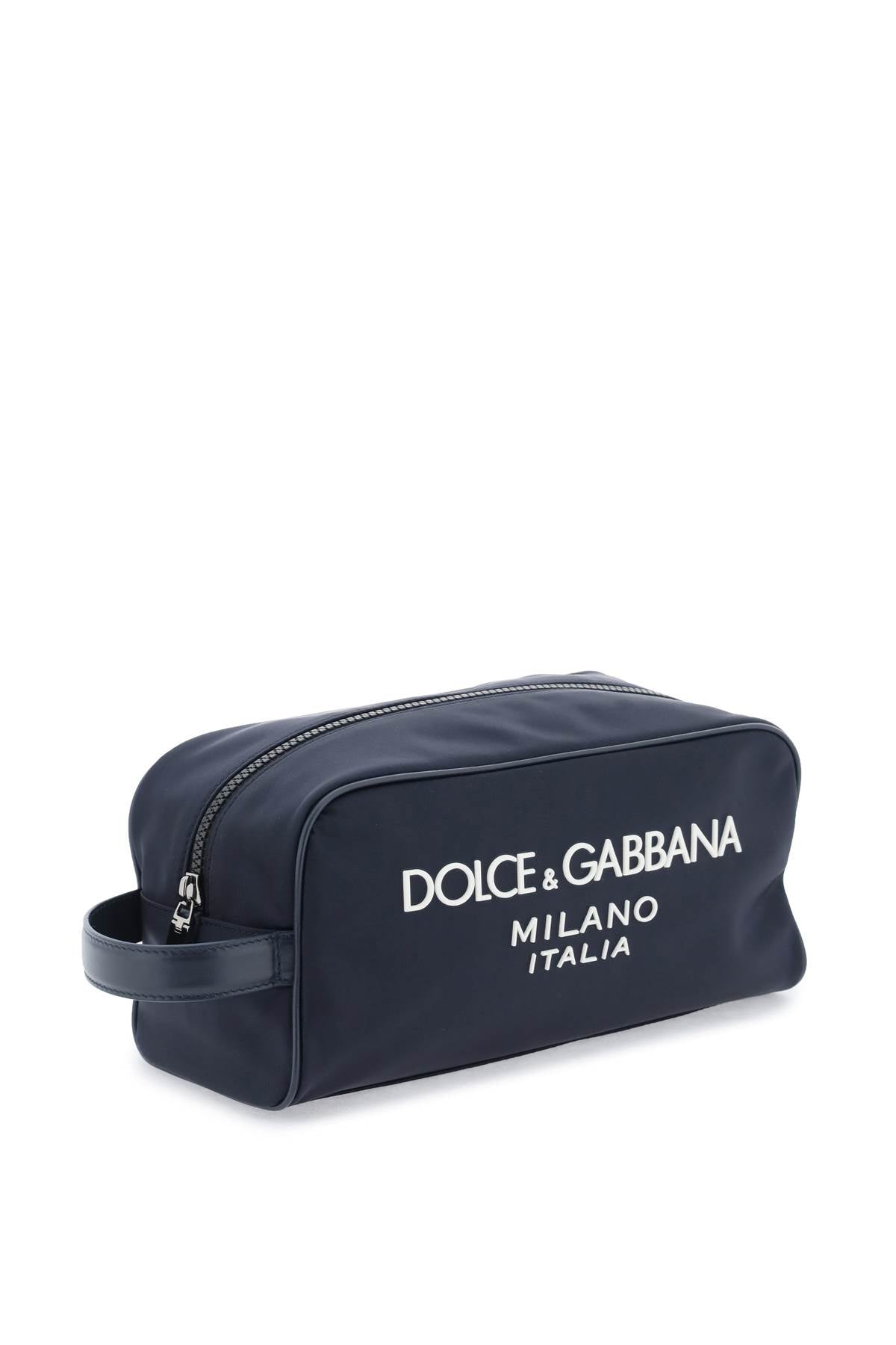 Dolce & Gabbana Dolce & gabbana rubberized logo beauty case