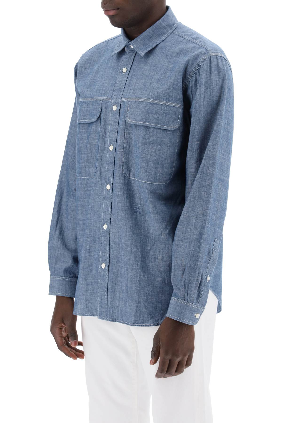 Closed Closed cotton chambray shirt for
