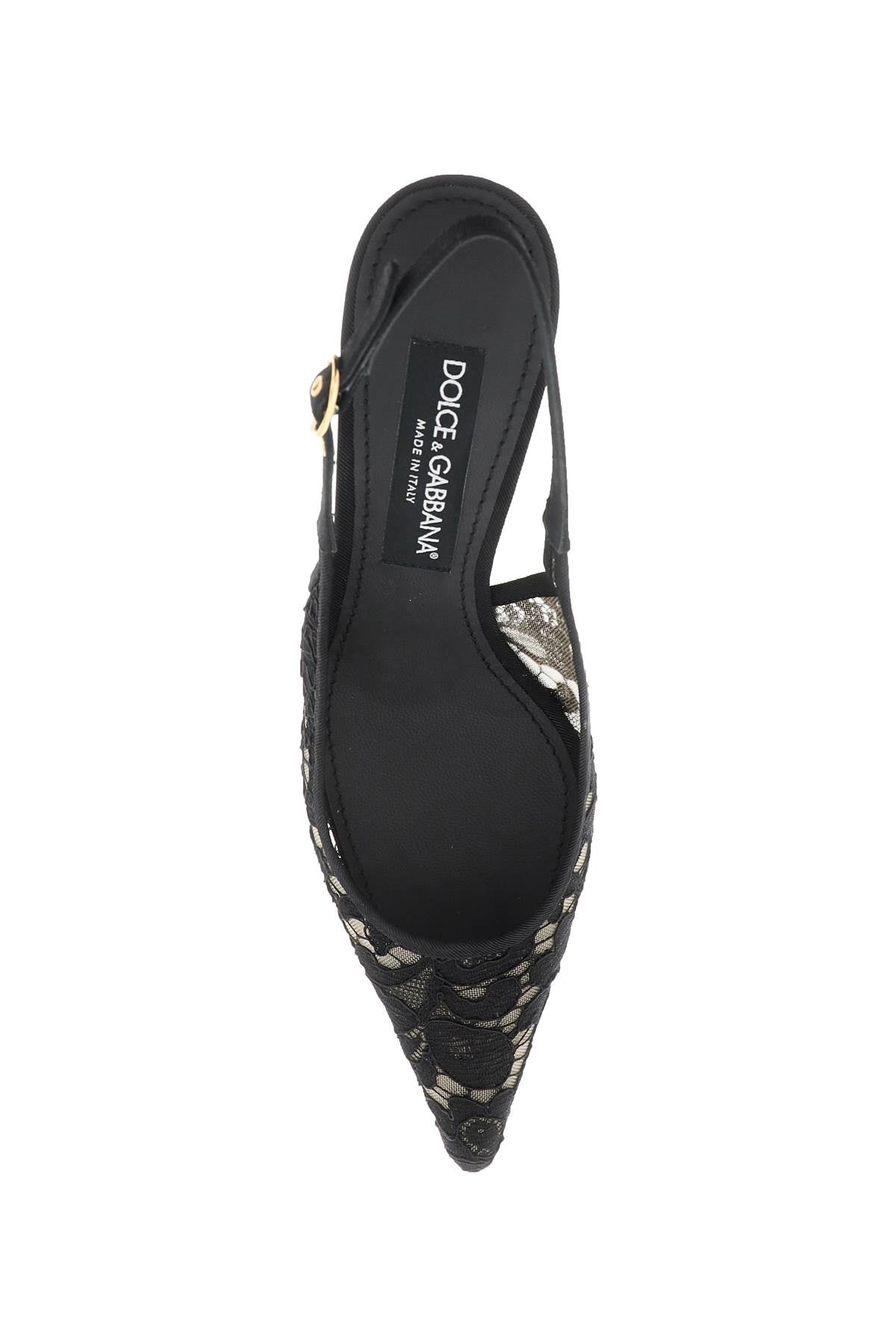 Dolce & Gabbana Dolce & gabbana lace slingback pumps