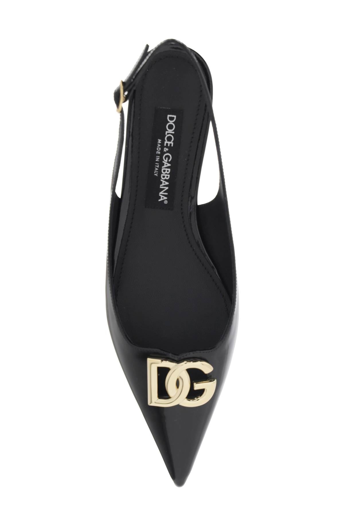 Dolce & Gabbana Dolce & gabbana slingback ballet flats with dg logo