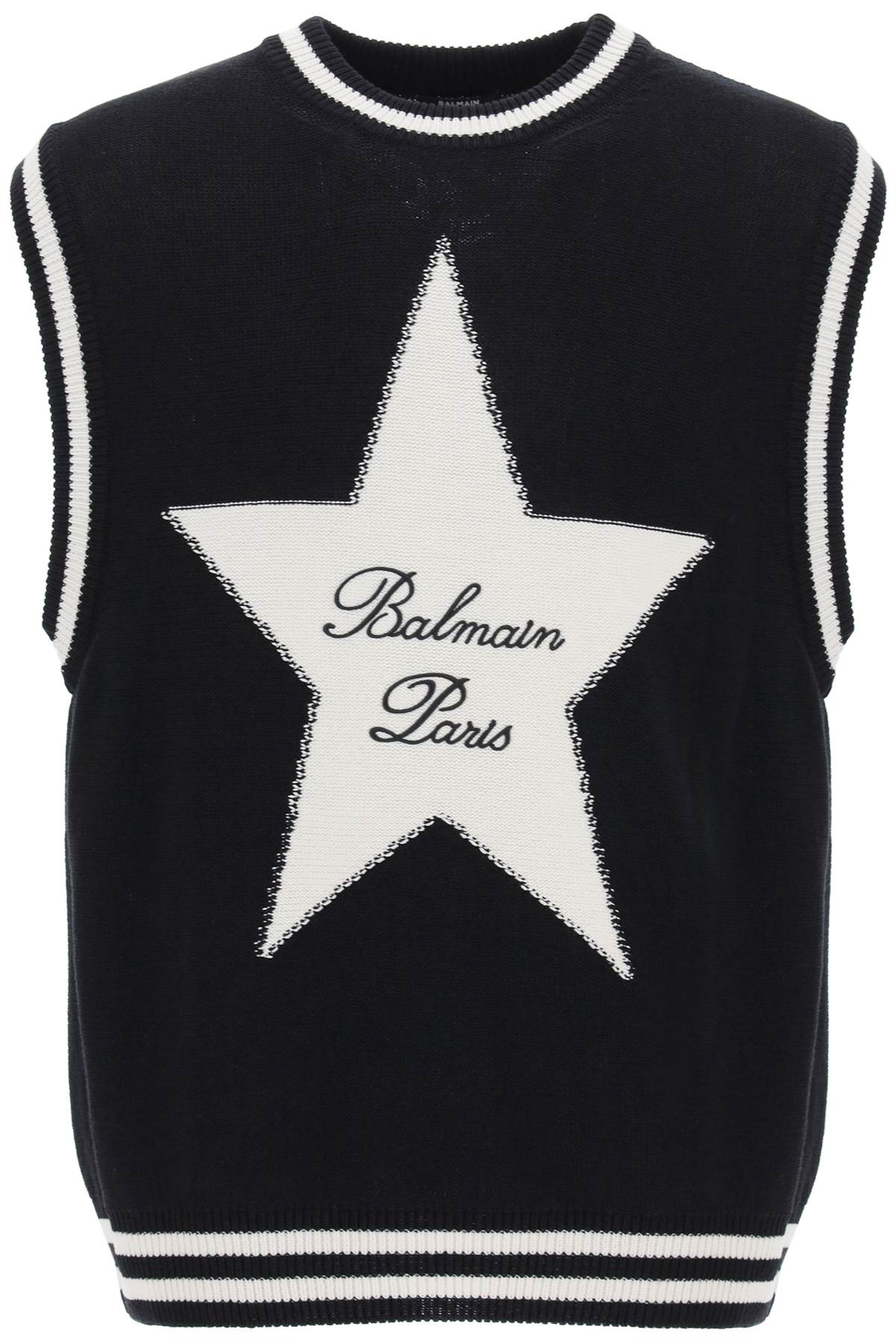 Balmain Balmain vest with star intarsia