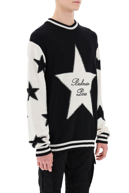 Balmain Balmain sweater with star motif