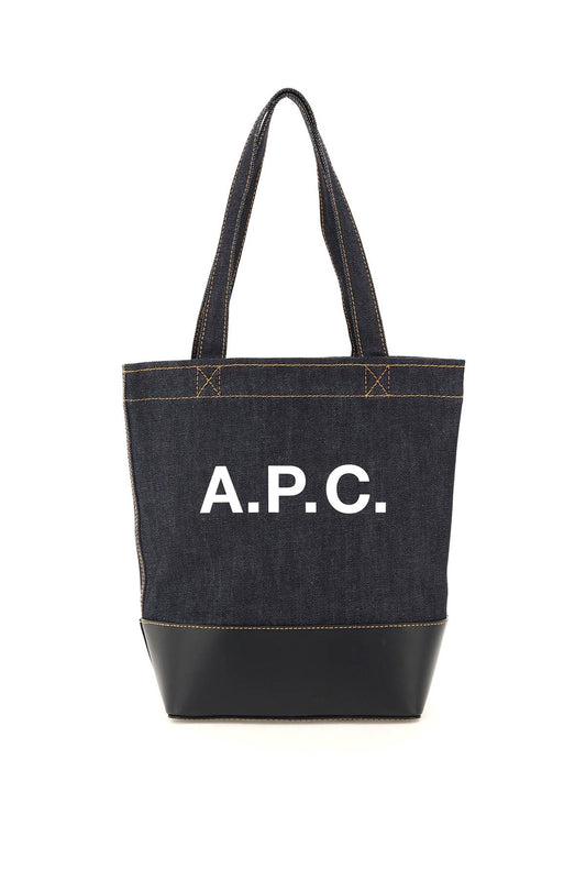 A.P.C. A.p.c. axel small denim tote bag