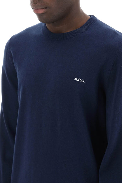 A.P.C. A.p.c. cotton crewneck pullover sweater by may