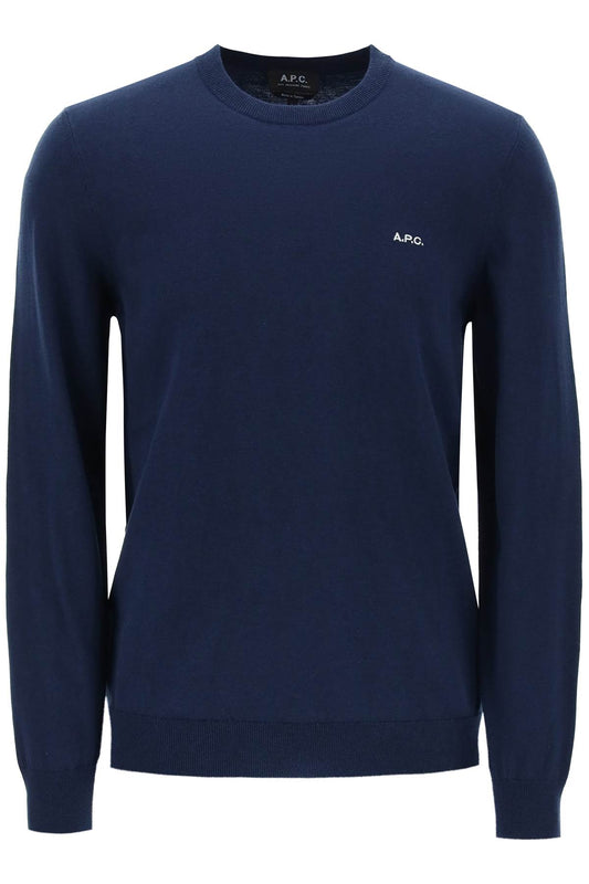 A.P.C. A.p.c. cotton crewneck pullover sweater by may
