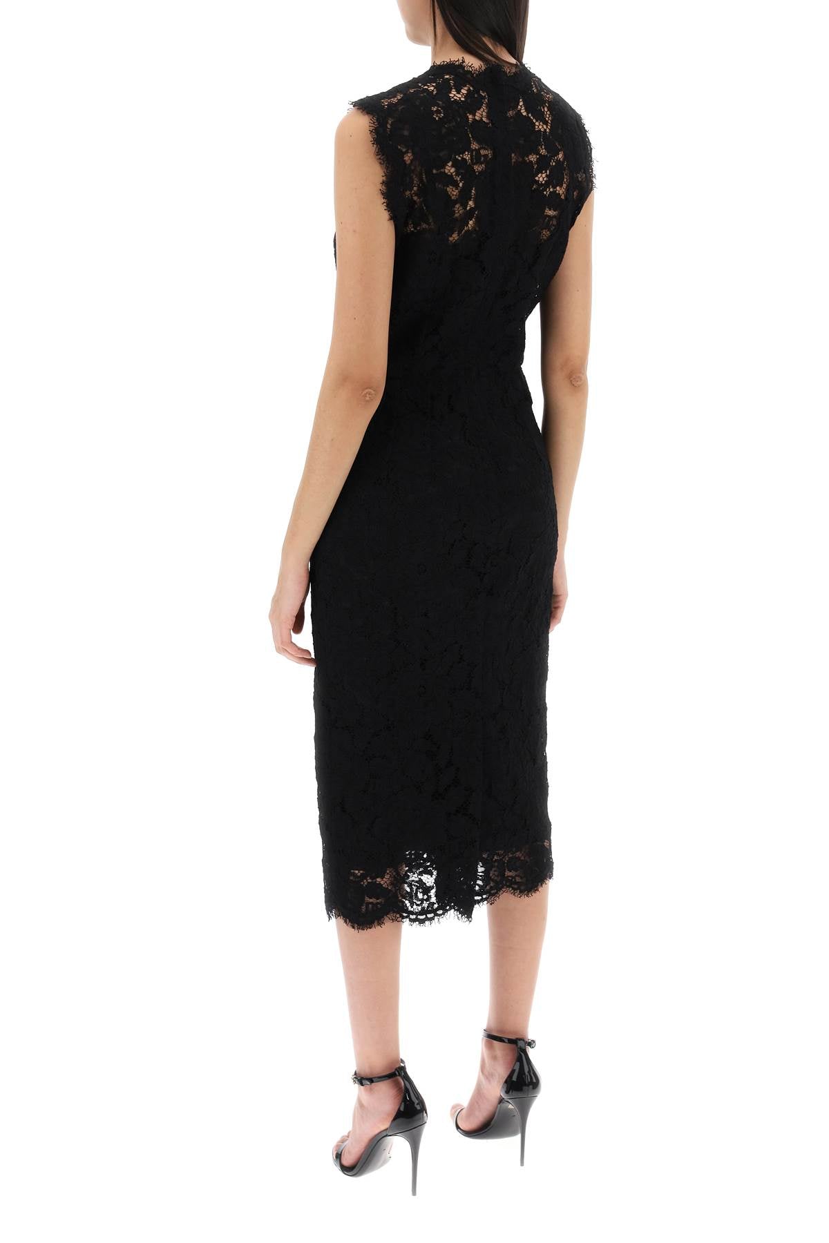 Dolce & Gabbana Dolce & gabbana lace sheath dress with a