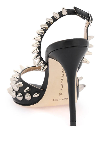 Alessandra Rich Alessandra rich sandals with spikes