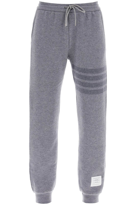 Thom Browne Thom browne knitted joggers with 4-bar motif