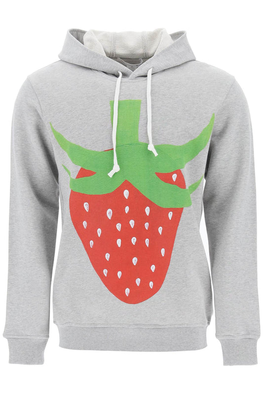 Comme Des Garcons Shirt Comme des garcons shirt strawberry printed hoodie