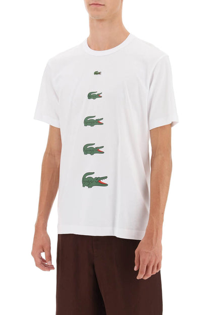 Comme Des Garcons Shirt Comme des garcons shirt x lacoste crocodile print t-shirt
