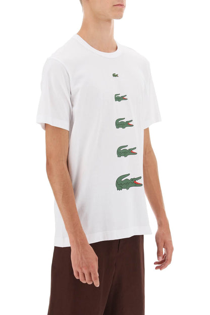 Comme Des Garcons Shirt Comme des garcons shirt x lacoste crocodile print t-shirt