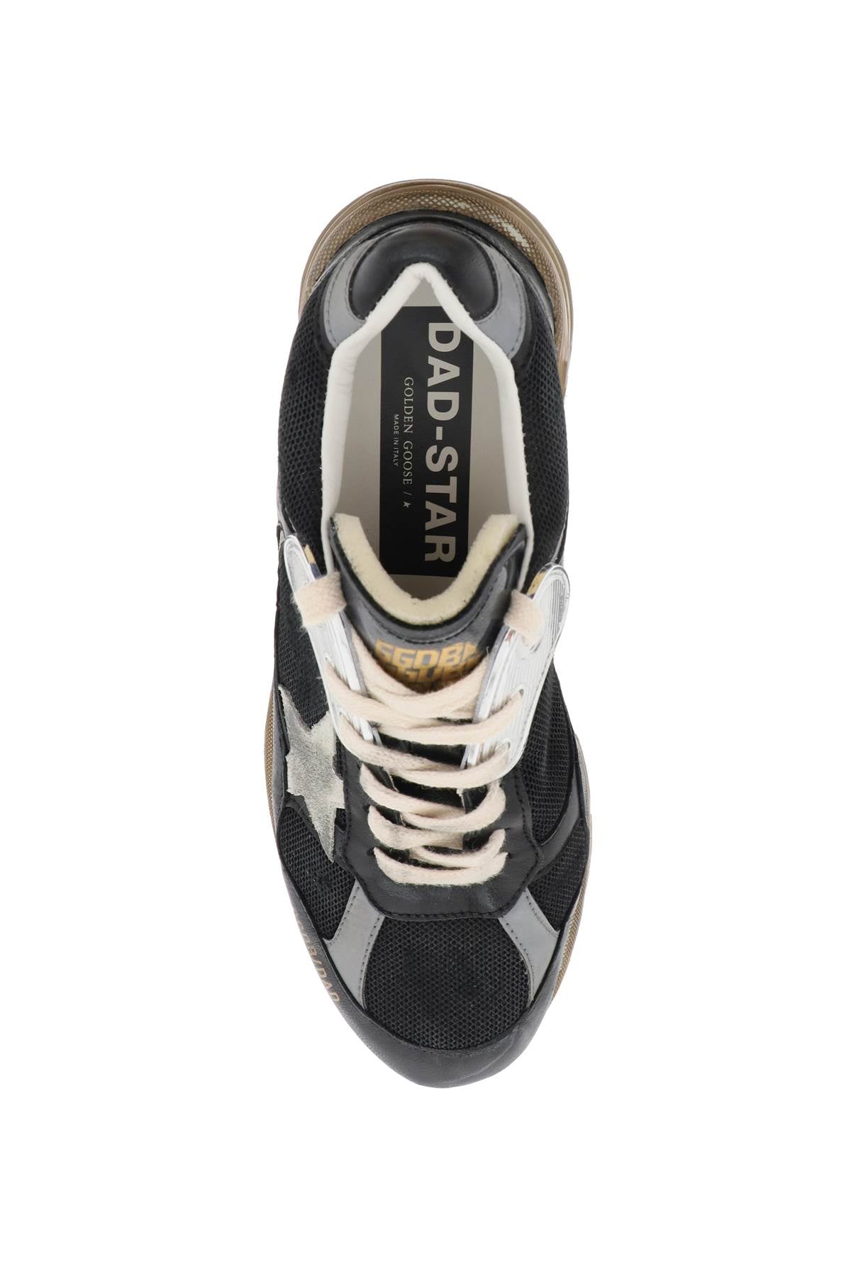 Golden Goose Golden goose dad-star sneakers in mesh and nappa leather