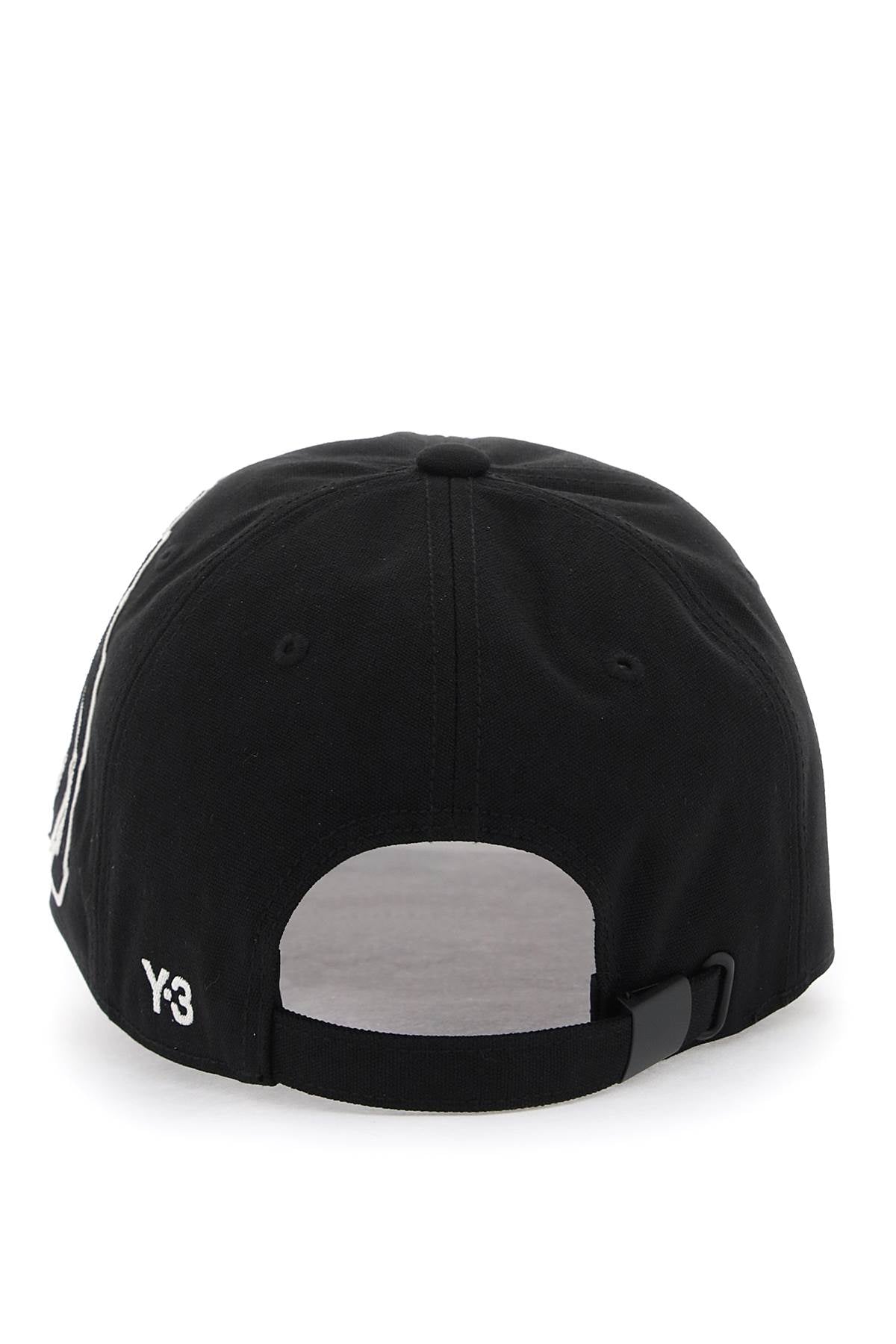 Y-3 Y-3 cappello baseball con patch logo morphed