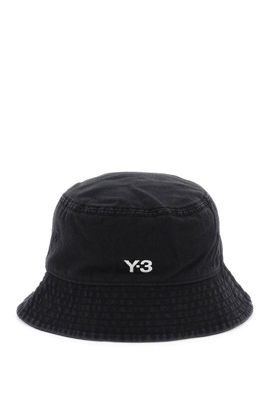 Y-3 Y-3 cappello bucket in twill slavato
