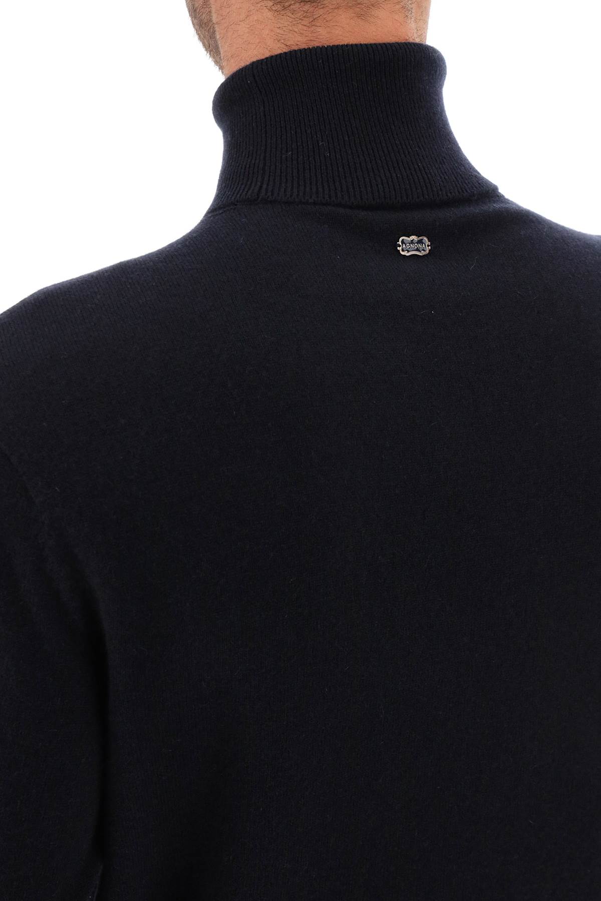 Agnona Agnona seamless cashmere turtleneck sweater