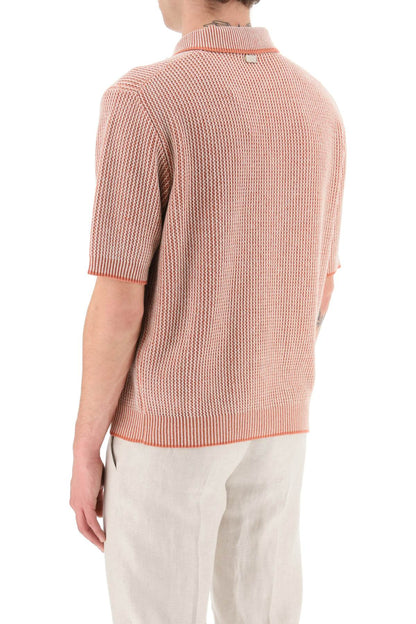 Agnona Agnona short-sleeved cotton cachemire and linen cardigan