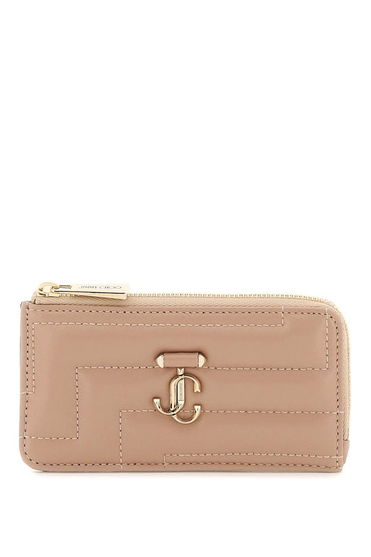 Jimmy Choo Jimmy choo quilted nappa leather zipped cardholder