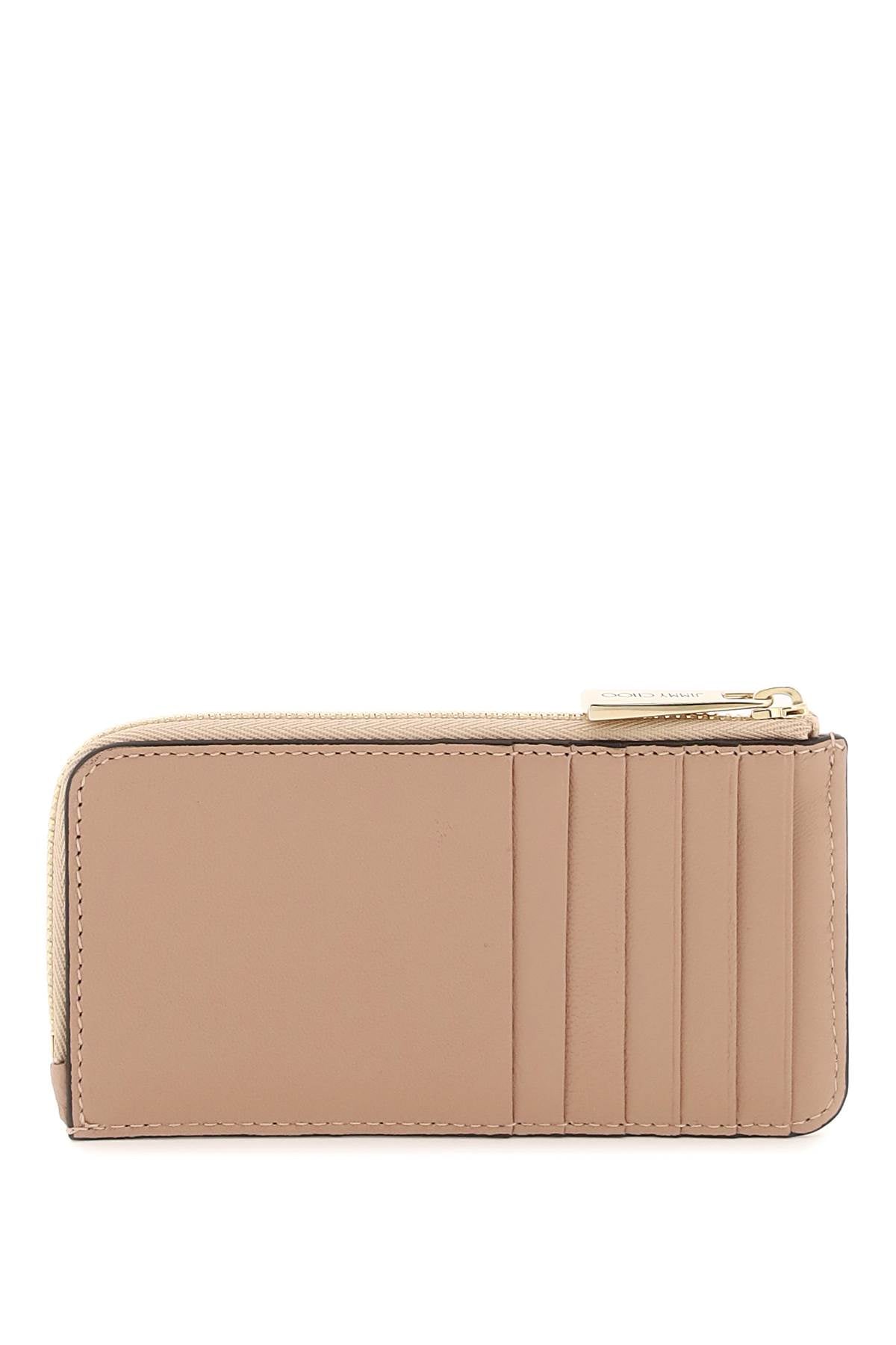 Jimmy Choo Jimmy choo quilted nappa leather zipped cardholder