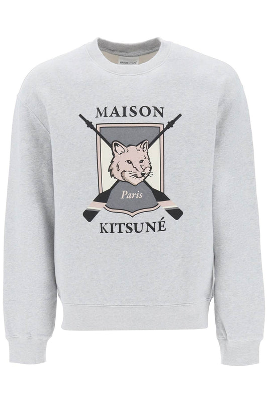 Maison Kitsune Maison kitsune college fox print sweatshirt