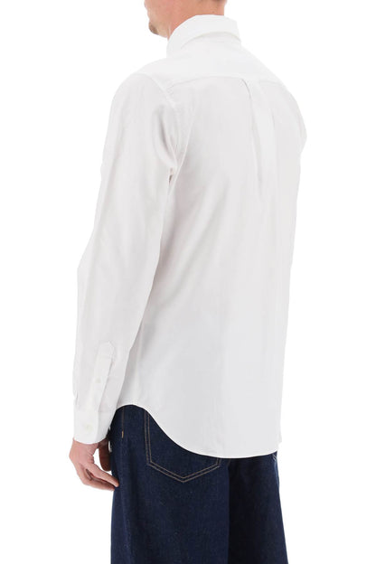 Maison Kitsune Maison kitsune fox head button-down shirt