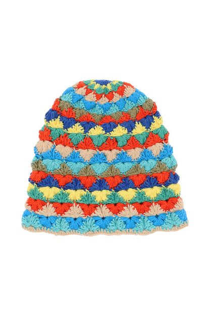 Alanui Alanui crochet 'over the rainbow' cloche