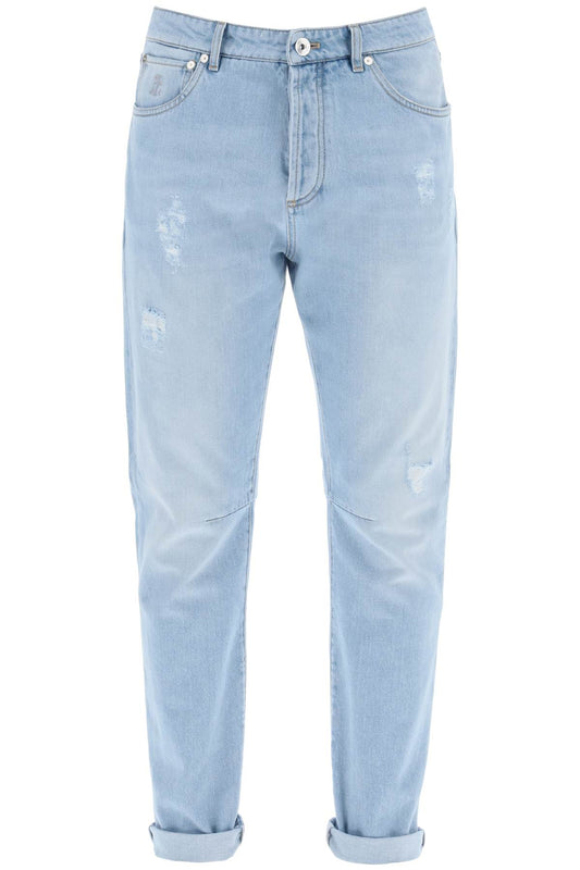 Brunello Cucinelli Brunello cucinelli leisure fit jeans with tapered cut
