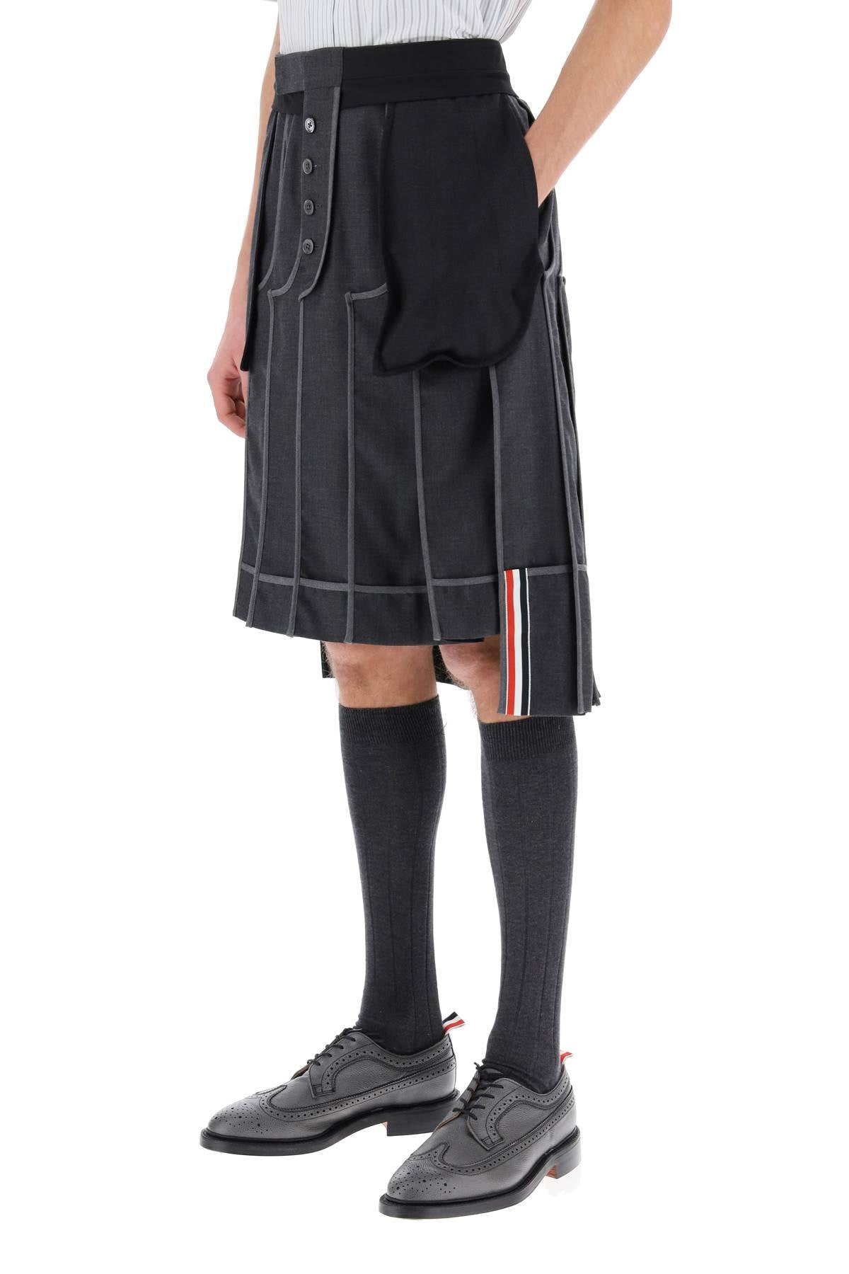 Thom Browne Thom browne inside-out pleated skirt